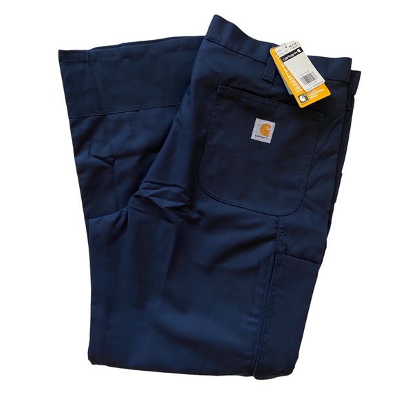 Carhartt rugged flex relaxed fit cargo work pants navy NWT - Picture 4 of 12